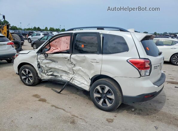 JF2SJARC5JH413061 2018 SUBARU FORESTER White Задня ліва чверть