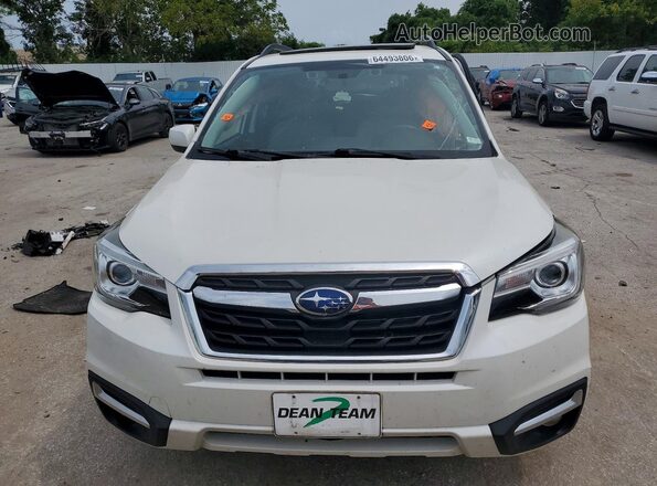 JF2SJARC5JH413061 2018 SUBARU FORESTER White Вид спереду