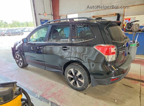 JF2SJARC5JH453351 2018 SUBARU FORESTER Black Tył lewy