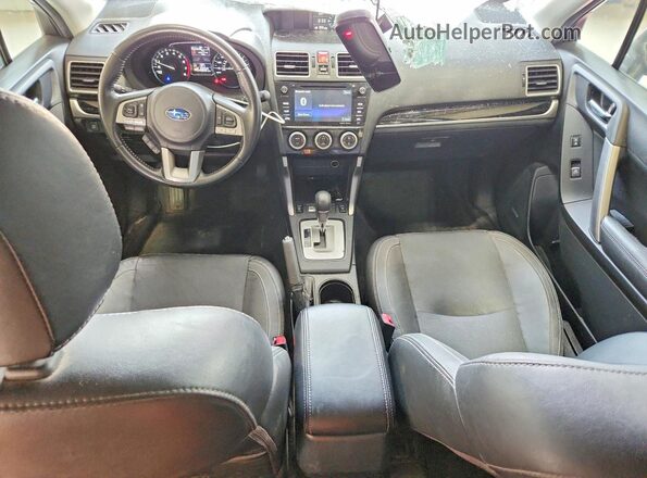 JF2SJARC5JH453351 2018 SUBARU FORESTER Black Widok deski rozdzielczej