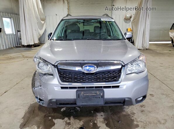 JF2SJARC6GH494256 2016 SUBARU FORESTER Silver Vista frontal
