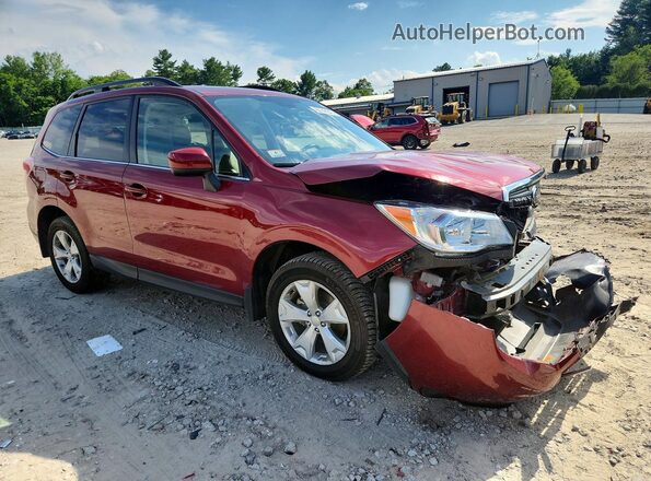 JF2SJARC7GH509444 2016 SUBARU FORESTER Red Delantero derecho