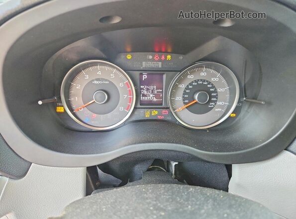 JF2SJARC7GH509444 2016 SUBARU FORESTER Red Vista del cuadro de instrumentos