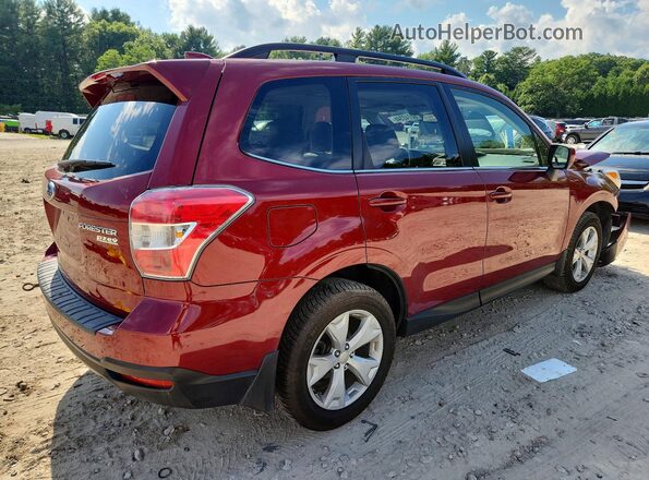 JF2SJARC7GH509444 2016 SUBARU FORESTER Red Trasero derecho