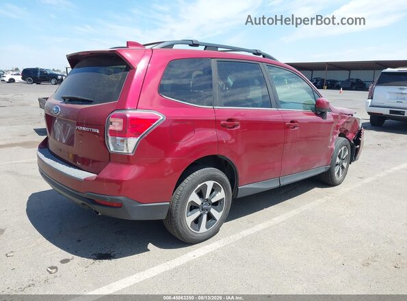 JF2SJARC7JH406211 2018 SUBARU FORESTER Red Հետևի աջ