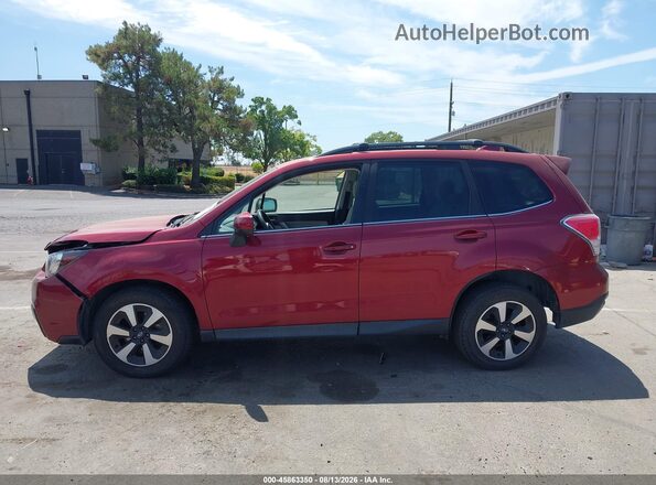 JF2SJARC7JH406211 2018 SUBARU FORESTER Red Սալոնի 360 աստիճան տեսք