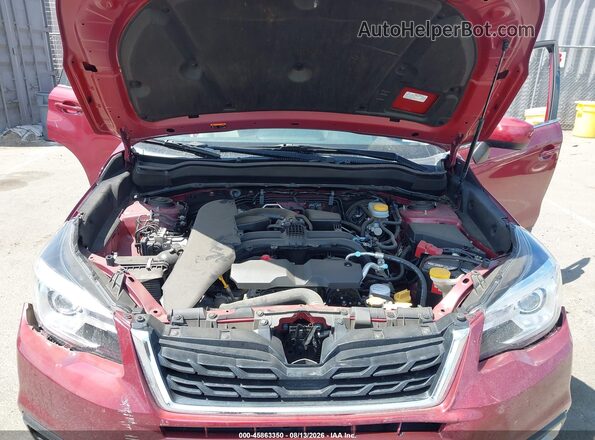JF2SJARC7JH406211 2018 SUBARU FORESTER Red Հետևի տեսք
