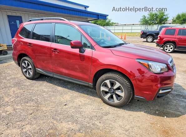 JF2SJARC7JH493141 2018 SUBARU FORESTER Red Передня права чверть