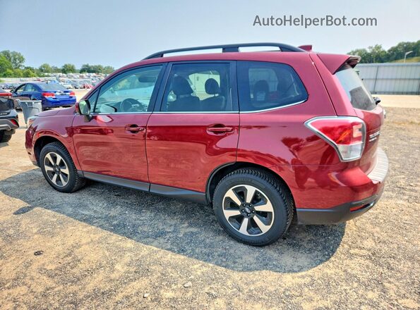 JF2SJARC7JH493141 2018 SUBARU FORESTER Red Задня ліва чверть