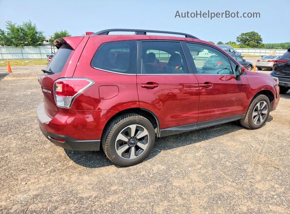 JF2SJARC7JH493141 2018 SUBARU FORESTER Red Задня права чверть