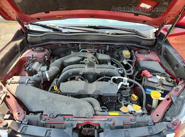 JF2SJARC7JH493141 2018 SUBARU FORESTER Red Вид задньої частини салону