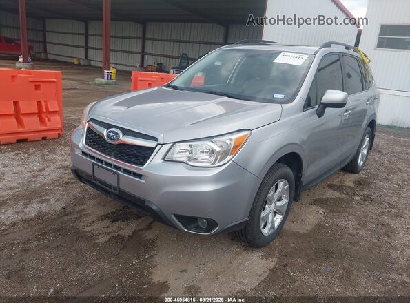 JF2SJARC9GH405313 2016 SUBARU FORESTER Silver წინა მარცხენა ხედი სამი მეოთხედიდან