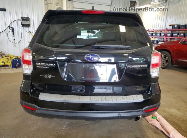 JF2SJARCXJH513804 2018 SUBARU FORESTER Черный Вид сзади