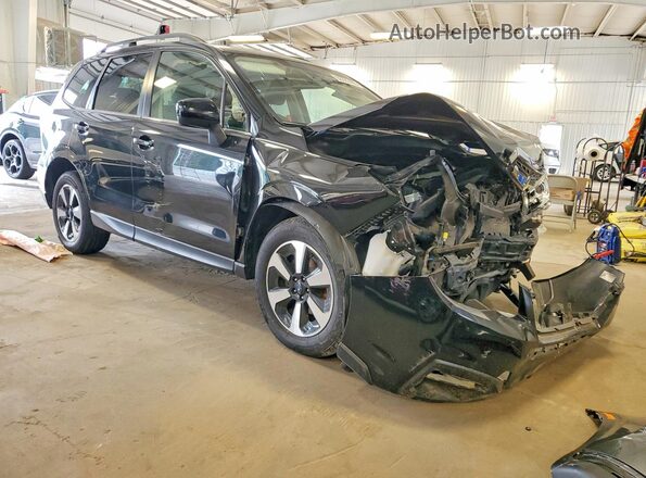 JF2SJARCXJH513804 2018 SUBARU FORESTER Черный Передняя правая четверть