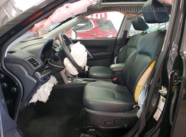 JF2SJARCXJH513804 2018 SUBARU FORESTER Черный Вид салона спереди