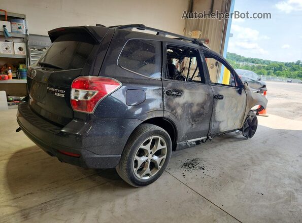 JF2SJAVC5GH404438 2016 SUBARU FORESTER Black უკანა მარჯვენა