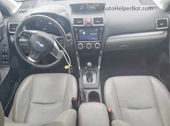 JF2SJAVC5GH516026 2016 SUBARU FORESTER Silver Dashboard view