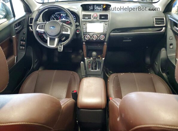 JF2SJAWC1HH470484 2017 SUBARU FORESTER Black Առջևի վահանակի տեսք