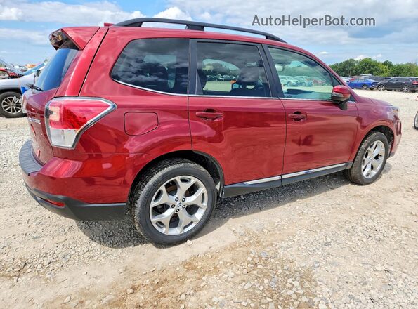 JF2SJAWC1JH567092 2018 SUBARU FORESTER Бордовый Задняя правая четверть