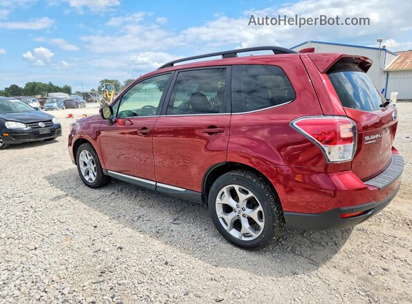 JF2SJAWC1JH567092 2018 SUBARU FORESTER Бордовый Задняя левая четверть