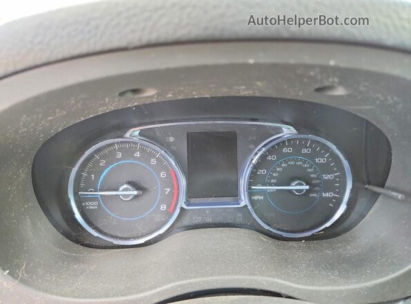 JF2SJAWC1JH567092 2018 SUBARU FORESTER Бордовый Вид щитка приборов
