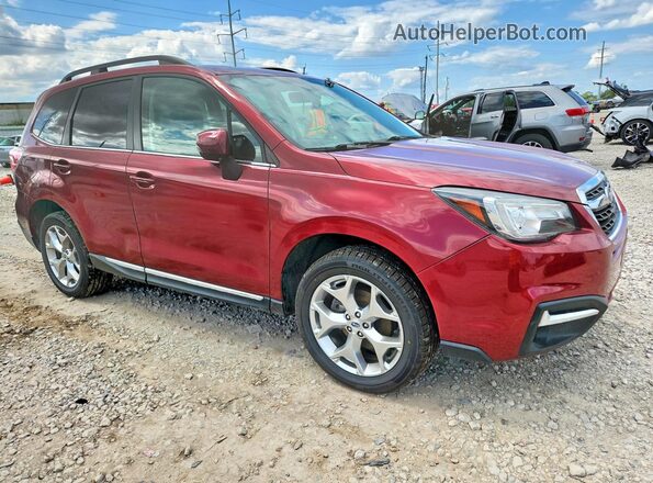 JF2SJAWC1JH567092 2018 SUBARU FORESTER Бордовый Передняя правая четверть