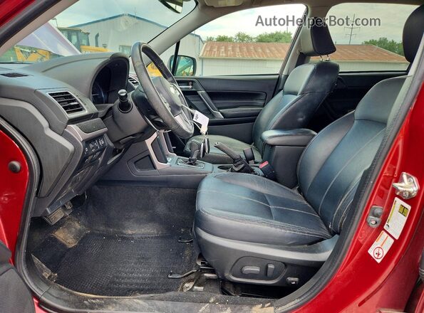 JF2SJAWC1JH567092 2018 SUBARU FORESTER Бордовый Вид салона спереди
