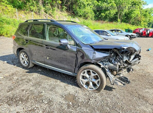 JF2SJAWC2HH805736 2017 SUBARU FORESTER Black Front right