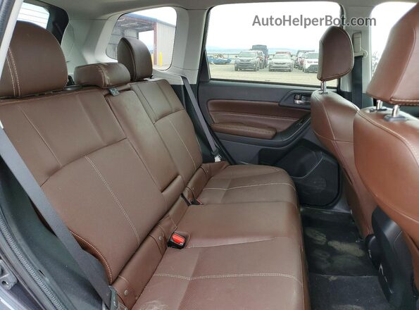 JF2SJAWC2JH594043 2018 SUBARU FORESTER Silver უკანა სავარძლების ხედი