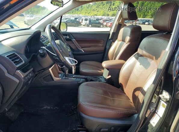 JF2SJAWC3HH812453 2017 SUBARU FORESTER Black Vista interior delantera