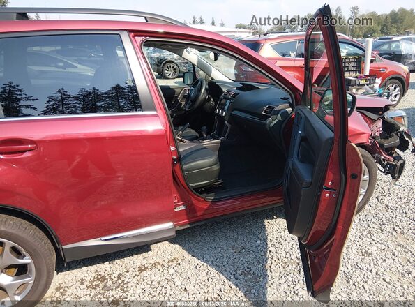 JF2SJAWC4HH473914 2017 SUBARU FORESTER Красный Вид салона спереди