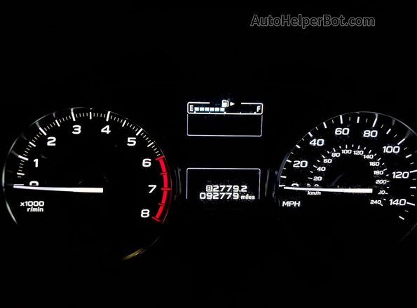 JF2SJAWC5HH515944 2017 SUBARU FORESTER Gray Vista del cuadro de instrumentos