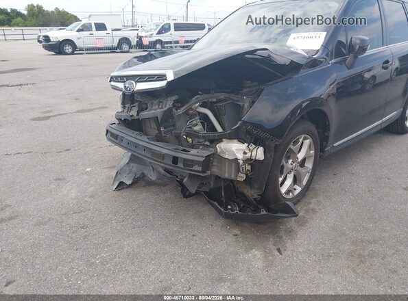 JF2SJAWC5JH463852 2018 SUBARU FORESTER Black Դիմացի տեսք