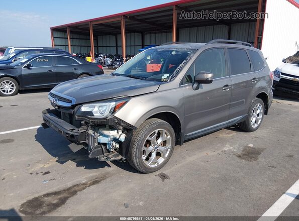 JF2SJAWC5JH472678 2018 SUBARU FORESTER Серый Передняя левая четверть