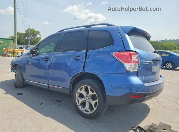 JF2SJAWC5JH568973 2018 SUBARU FORESTER Blue Trasero izquierdo