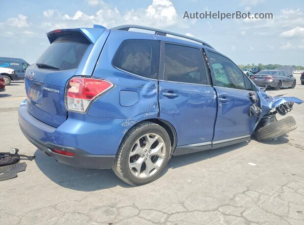 JF2SJAWC5JH568973 2018 SUBARU FORESTER Blue Trasero derecho