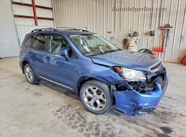 JF2SJAWC7HH811385 2017 SUBARU FORESTER Blue Delantero derecho