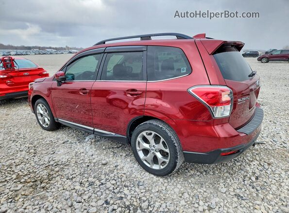 JF2SJAWC8HH550638 2017 SUBARU FORESTER Красный Задняя левая четверть