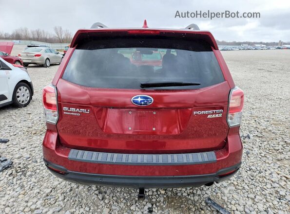 JF2SJAWC8HH550638 2017 SUBARU FORESTER Красный Вид сзади