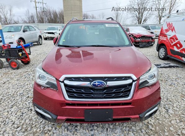 JF2SJAWC8HH550638 2017 SUBARU FORESTER Красный Вид спереди