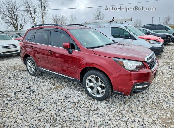 JF2SJAWC8HH550638 2017 SUBARU FORESTER Красный Передняя правая четверть