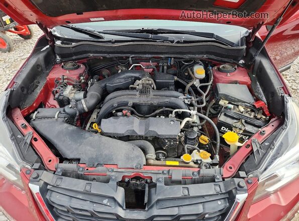 JF2SJAWC8HH550638 2017 SUBARU FORESTER Красный Вид подкапотного пространства
