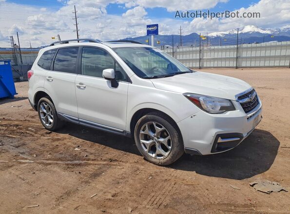 JF2SJAWC8JH441134 2018 SUBARU FORESTER White Przód prawy