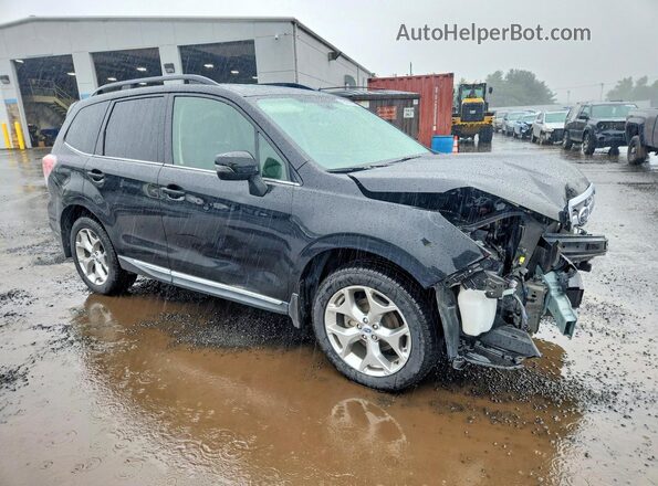 JF2SJAWC8JH531089 2018 SUBARU FORESTER Черный Передняя правая четверть