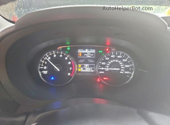 JF2SJAWC8JH531089 2018 SUBARU FORESTER Черный Вид щитка приборов