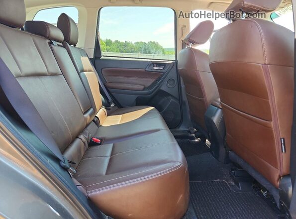 JF2SJAWCXHH455739 2017 SUBARU FORESTER Gray Vista interior trasera