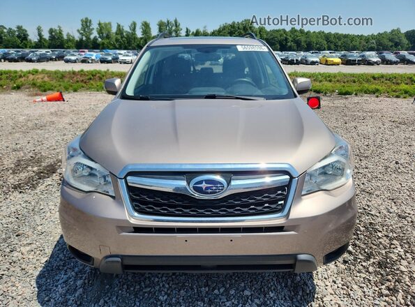 JF2SJAXC0GH400441 2016 SUBARU FORESTER Tan Vista frontal