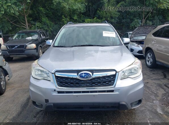 JF2SJAXC0GH448246 2016 SUBARU FORESTER Silver წინა ხედი