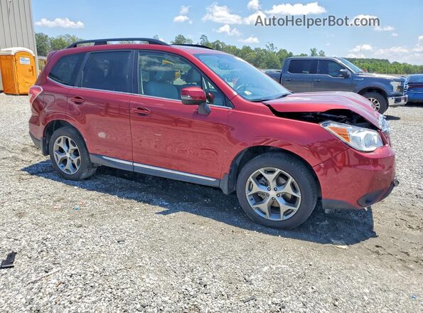 JF2SJAXC2GH437331 2016 SUBARU FORESTER Красный Передняя правая четверть