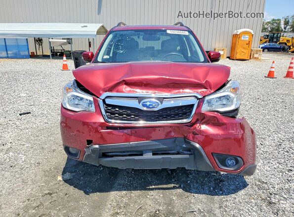 JF2SJAXC2GH437331 2016 SUBARU FORESTER Красный Вид спереди